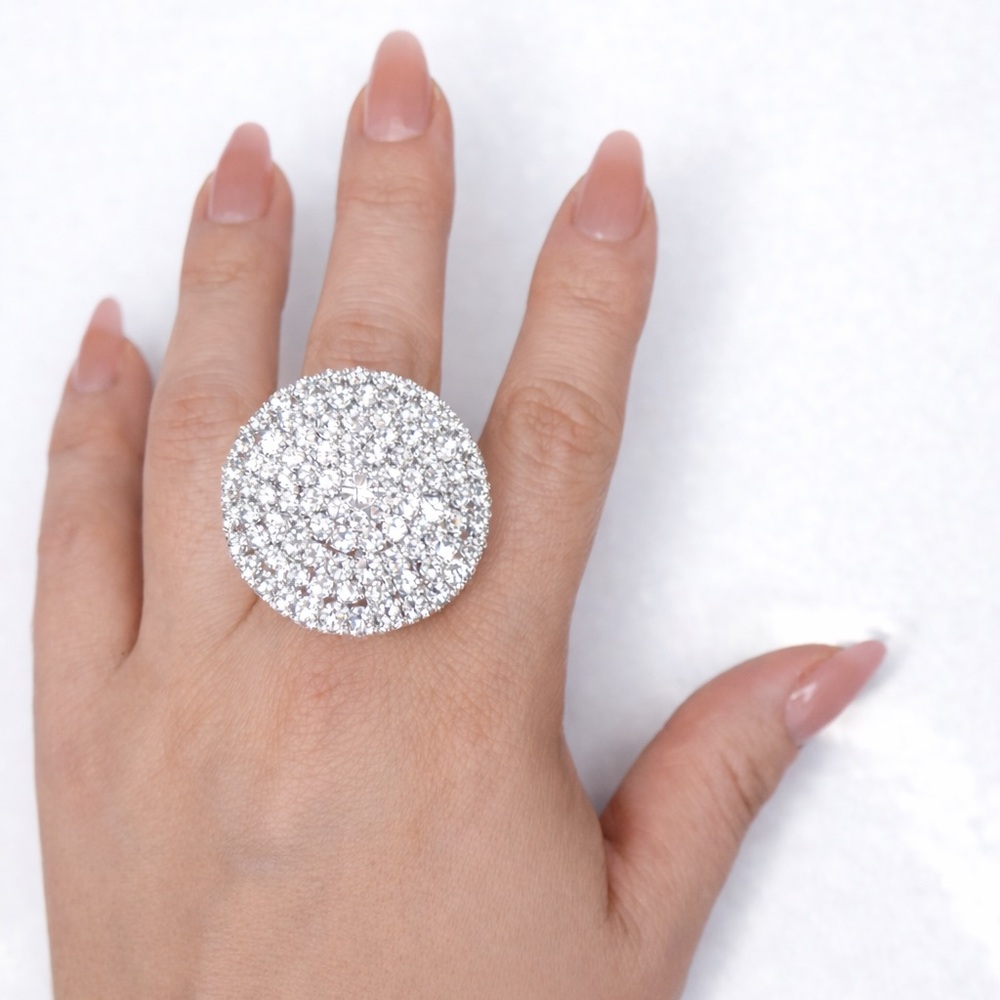 Elegant Silver Statement Ring